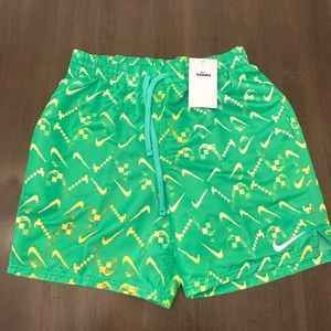 Men's Nike Digi Swoosh Ombre Lap 7” Swim Trunks Electric Algae Size Small